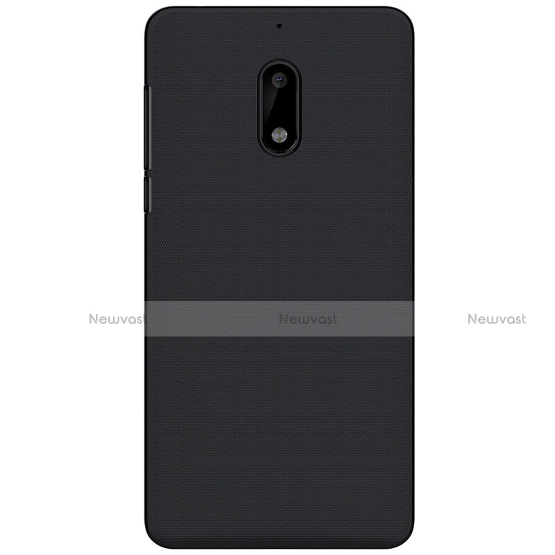 Hard Rigid Plastic Matte Finish Snap On Case R01 for Nokia 6 Black