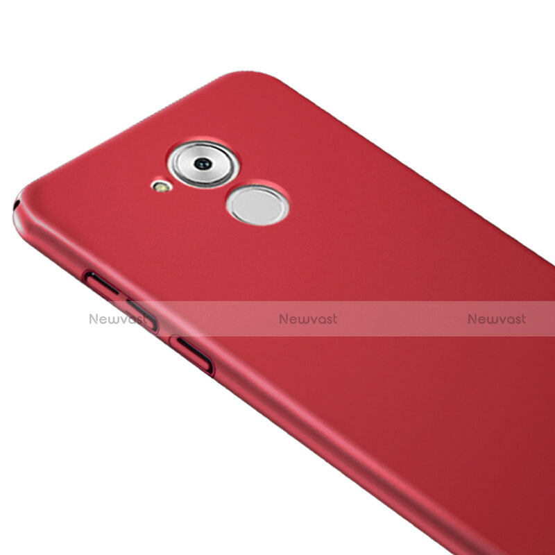 Hard Rigid Plastic Matte Finish Snap On Case with Finger Ring Stand for Huawei Enjoy 6S Red