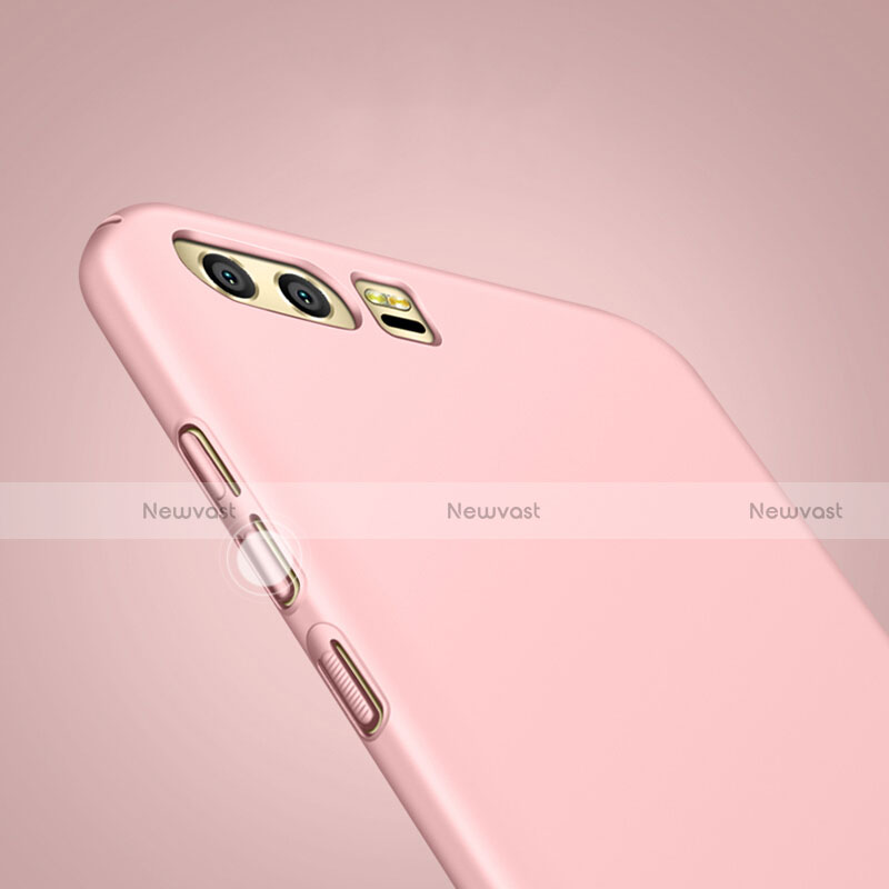 Hard Rigid Plastic Matte Finish Snap On Case with Finger Ring Stand for Huawei Honor 9 Pink