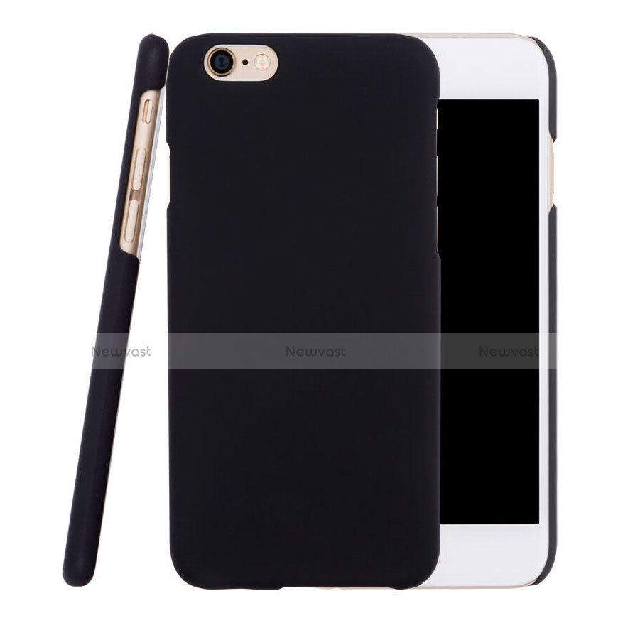 Hard Rigid Plastic Matte Finish Snap On Cover for Apple iPhone 6 Plus Black