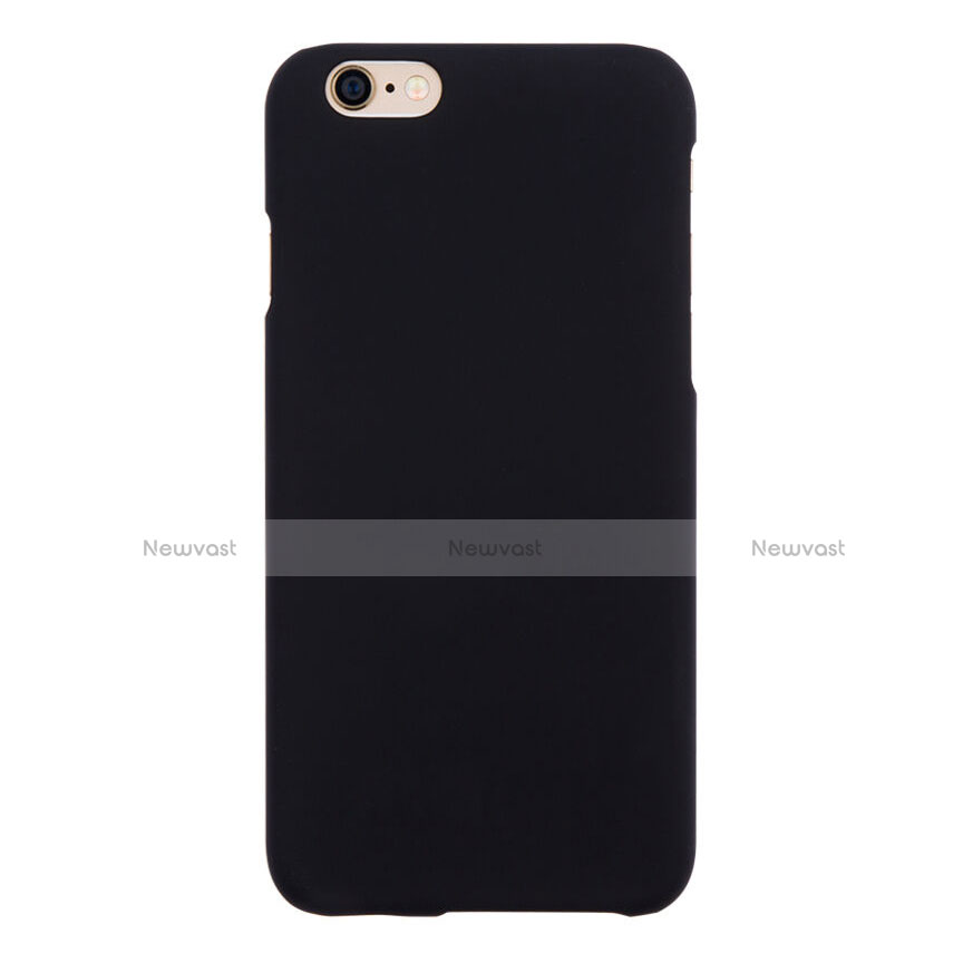 Hard Rigid Plastic Matte Finish Snap On Cover for Apple iPhone 6 Plus Black