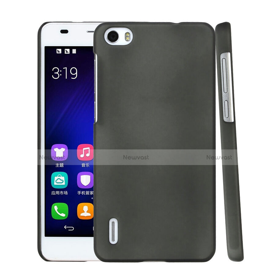 Hard Rigid Plastic Matte Finish Snap On Cover for Huawei Honor 6 Gray