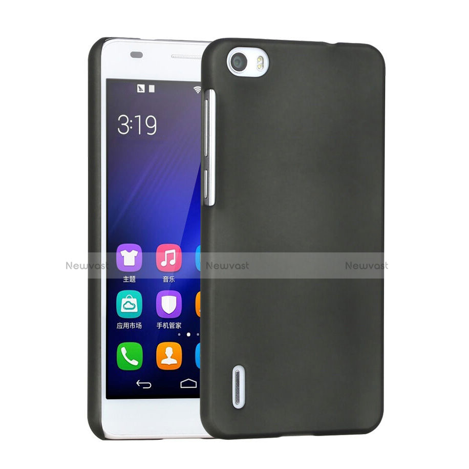 Hard Rigid Plastic Matte Finish Snap On Cover for Huawei Honor 6 Gray