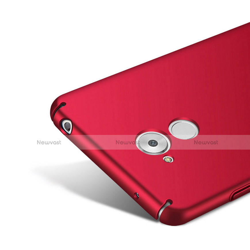 Hard Rigid Plastic Matte Finish Snap On Cover for Huawei Honor 6C Red