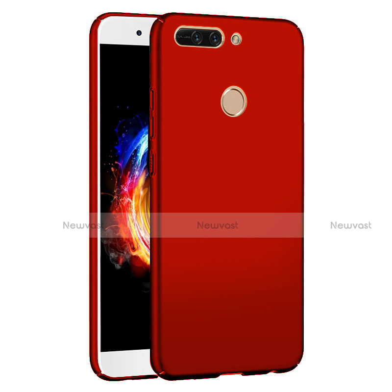 Hard Rigid Plastic Matte Finish Snap On Cover for Huawei Honor 8 Pro Red