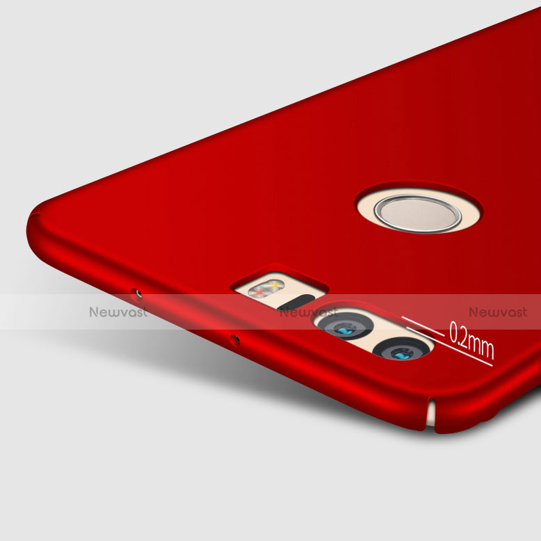 Hard Rigid Plastic Matte Finish Snap On Cover for Huawei Honor 8 Red