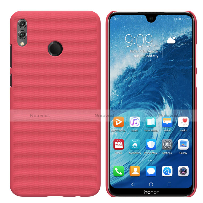 Hard Rigid Plastic Matte Finish Snap On Cover for Huawei Honor 8X Max Red