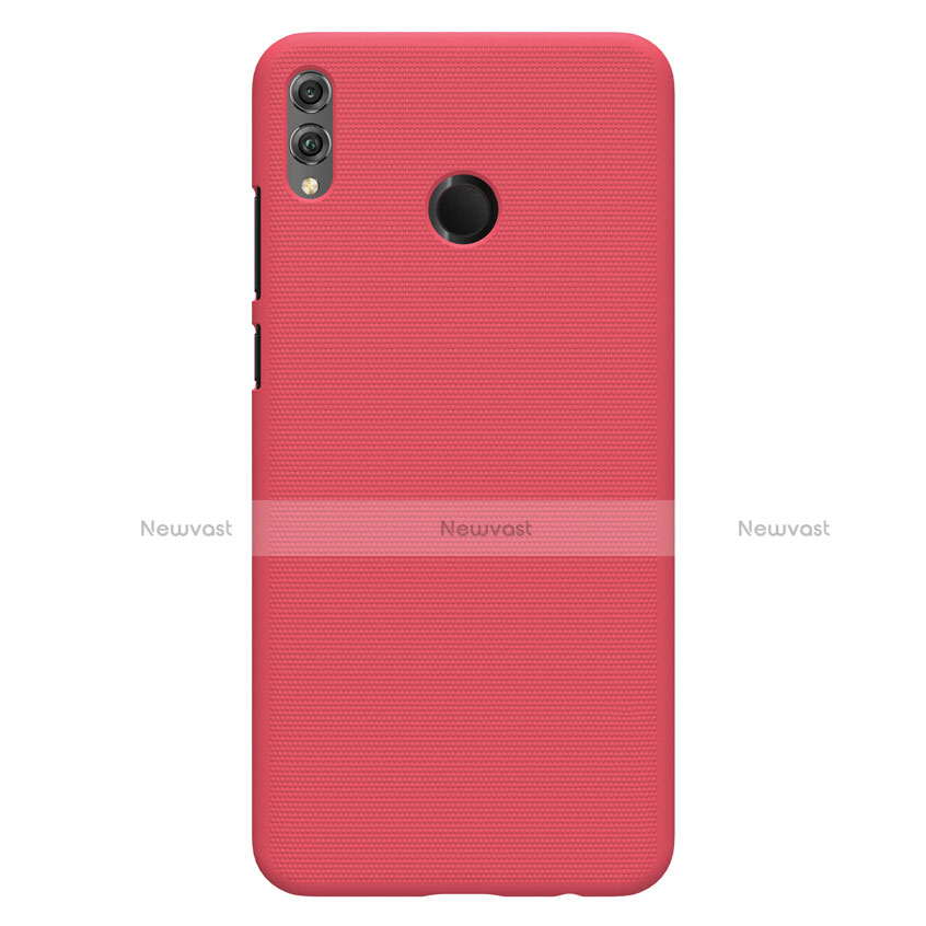 Hard Rigid Plastic Matte Finish Snap On Cover for Huawei Honor 8X Max Red