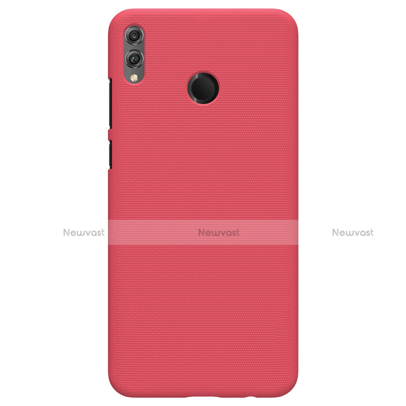 Hard Rigid Plastic Matte Finish Snap On Cover for Huawei Honor 8X Red