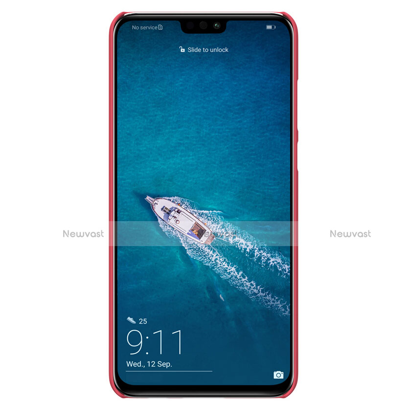 Hard Rigid Plastic Matte Finish Snap On Cover for Huawei Honor 8X Red