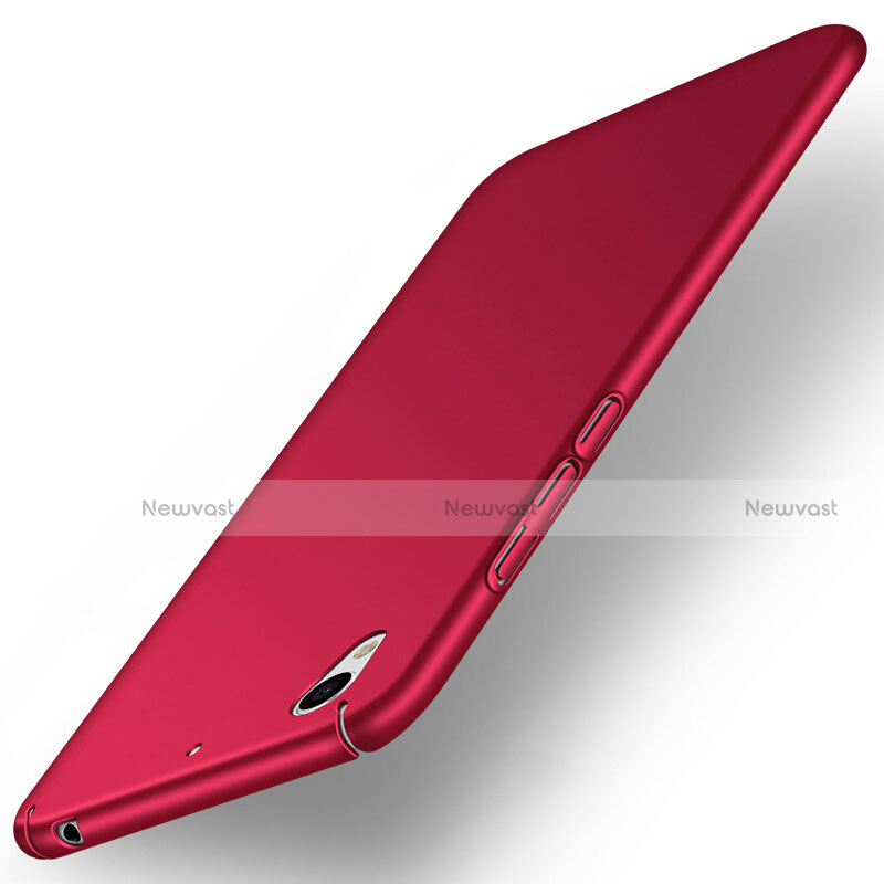 Hard Rigid Plastic Matte Finish Snap On Cover for Huawei Honor Holly 3 Red