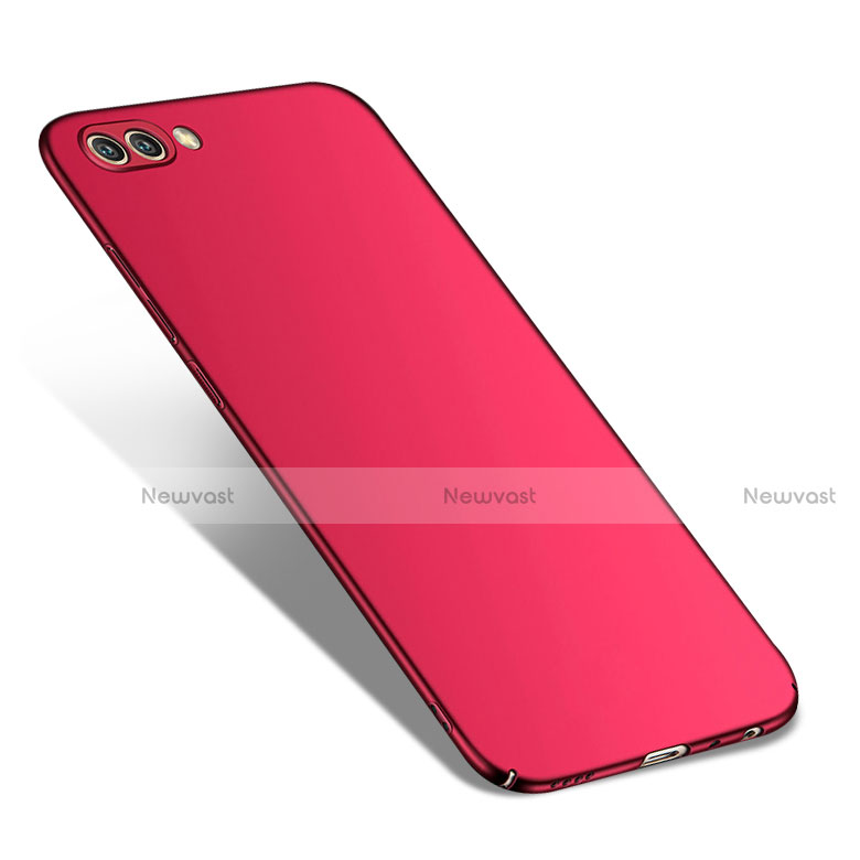 Hard Rigid Plastic Matte Finish Snap On Cover for Huawei Honor V10 Red