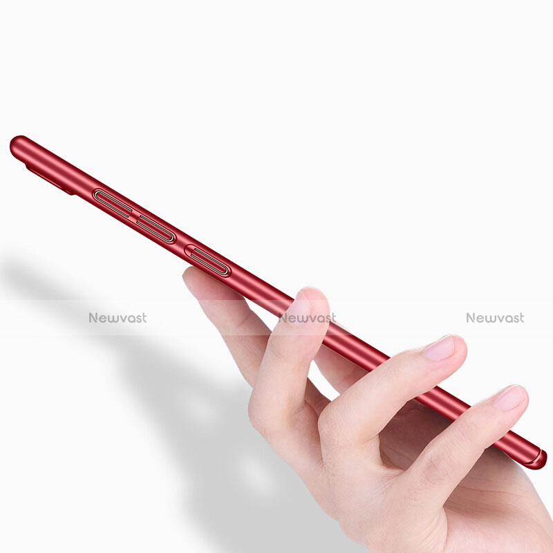 Hard Rigid Plastic Matte Finish Snap On Cover for Huawei Honor V10 Red