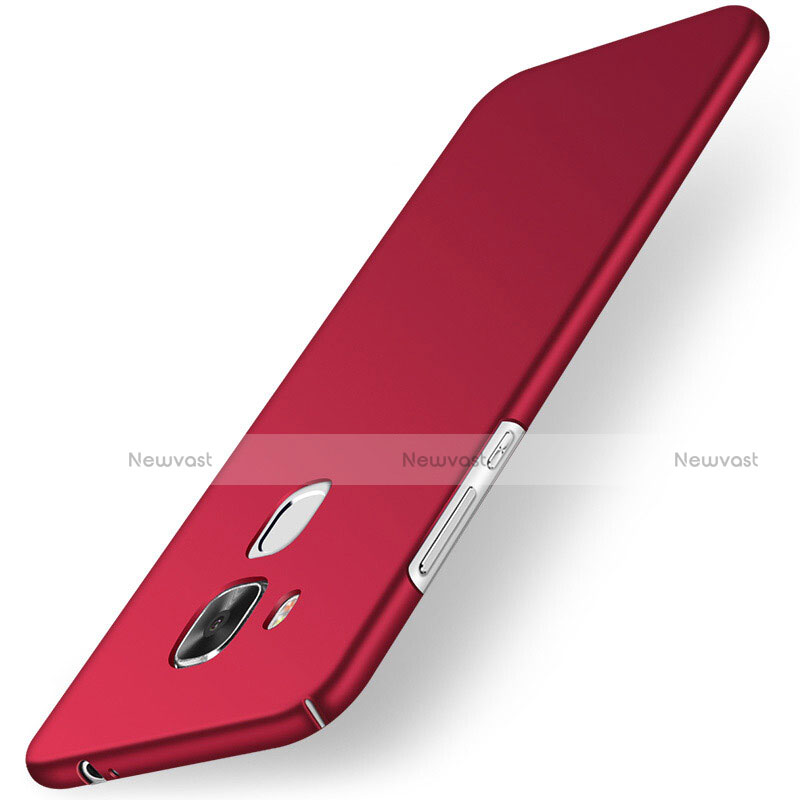 Hard Rigid Plastic Matte Finish Snap On Cover for Huawei Nova Plus Red