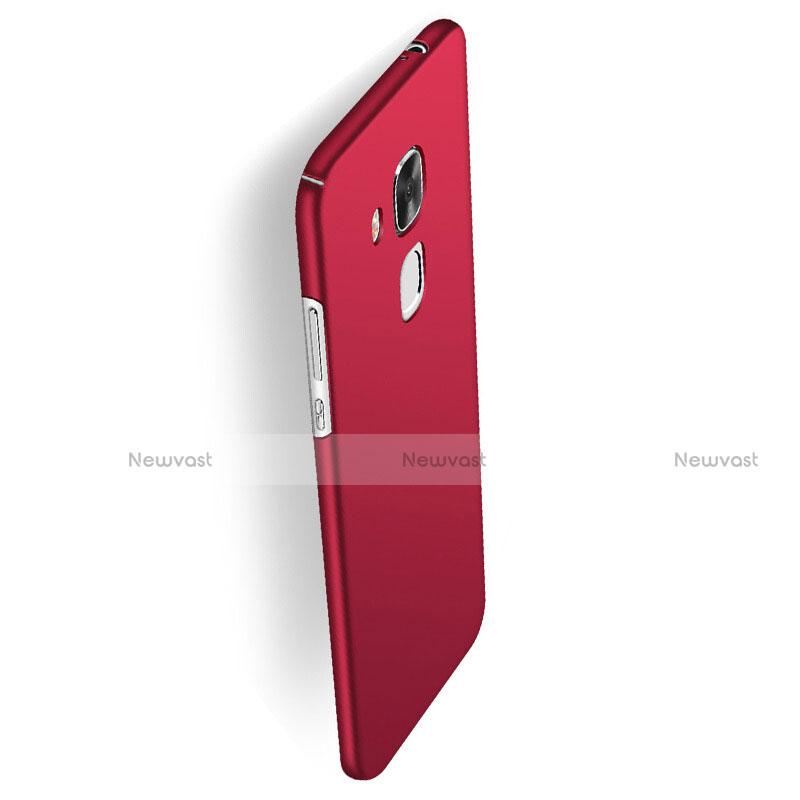 Hard Rigid Plastic Matte Finish Snap On Cover for Huawei Nova Plus Red