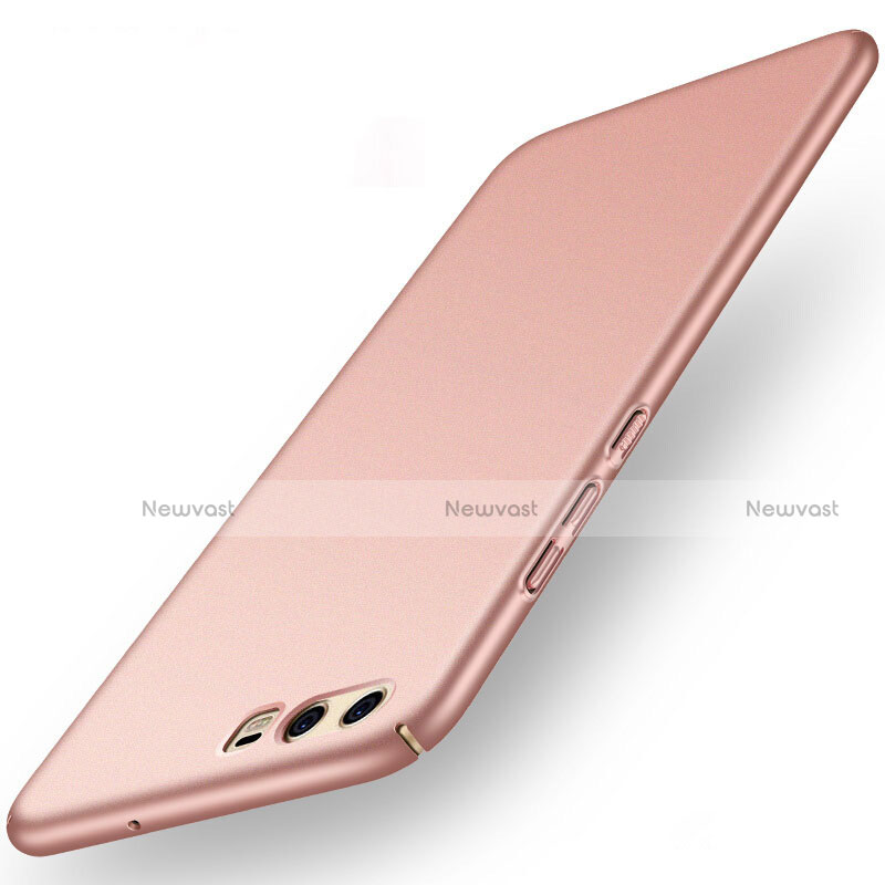 Hard Rigid Plastic Matte Finish Snap On Cover for Huawei P10 Plus Rose Gold