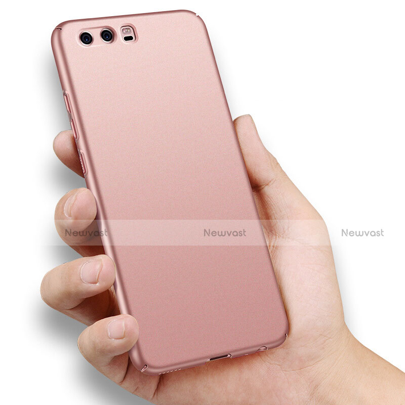 Hard Rigid Plastic Matte Finish Snap On Cover for Huawei P10 Plus Rose Gold