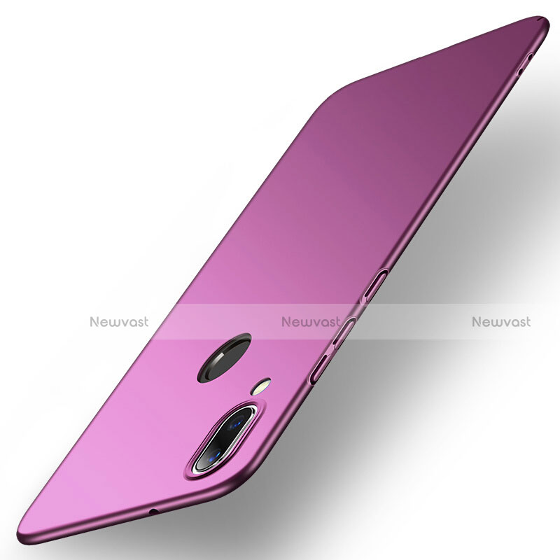 Hard Rigid Plastic Matte Finish Snap On Cover for Huawei P20 Lite Purple