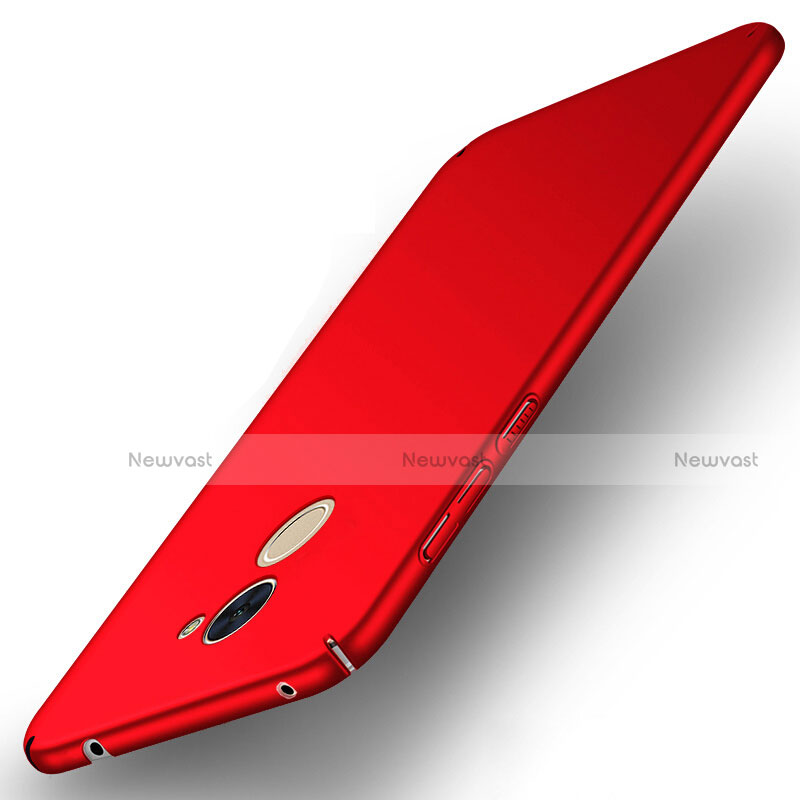 Hard Rigid Plastic Matte Finish Snap On Cover for Huawei Y7 Prime Red