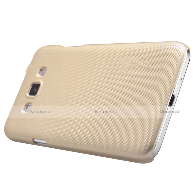 Hard Rigid Plastic Matte Finish Snap On Cover for Samsung Galaxy Grand Max SM-G720 Gold