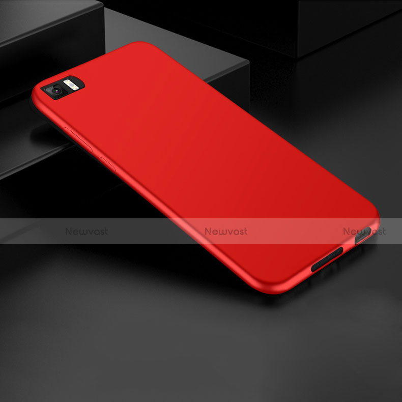 Hard Rigid Plastic Matte Finish Snap On Cover for Xiaomi Mi 3 Red