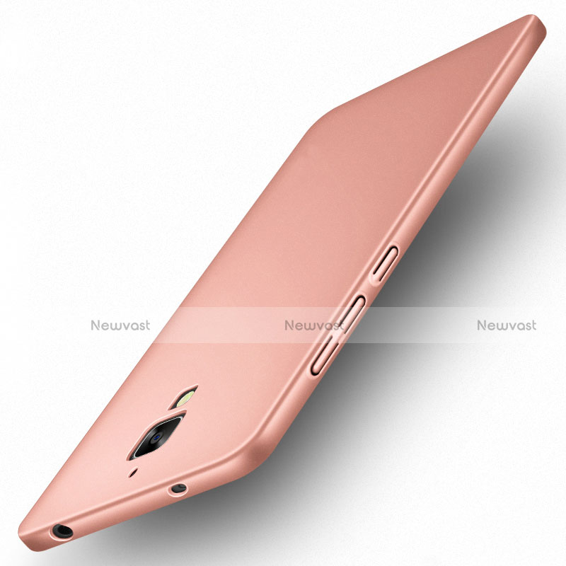 Hard Rigid Plastic Matte Finish Snap On Cover for Xiaomi Mi 4 Rose Gold