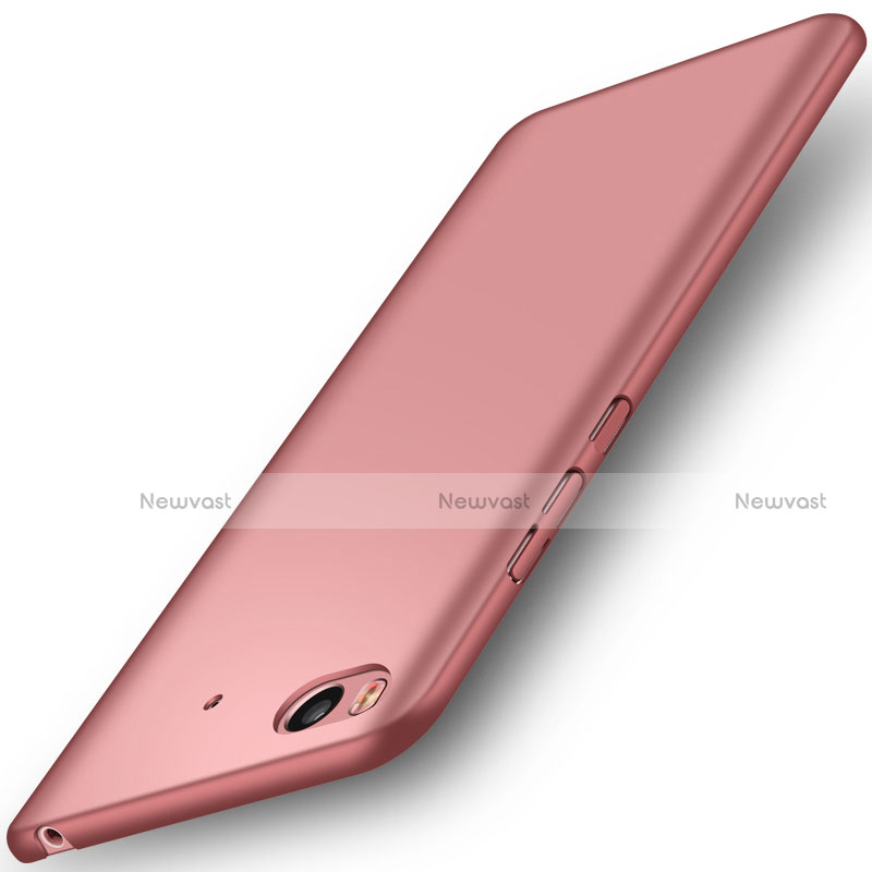 Hard Rigid Plastic Matte Finish Snap On Cover for Xiaomi Mi 5S Rose Gold