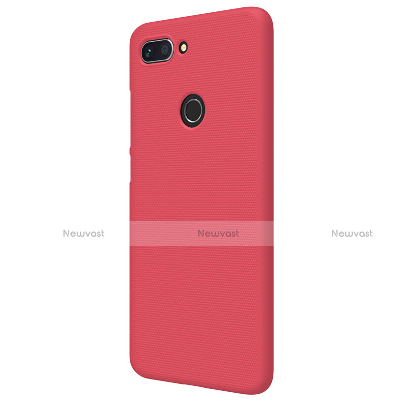 Hard Rigid Plastic Matte Finish Snap On Cover for Xiaomi Mi 8 Lite Red