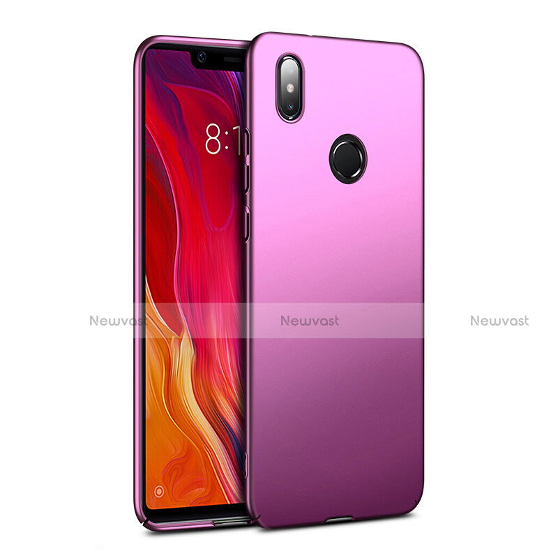 Hard Rigid Plastic Matte Finish Snap On Cover for Xiaomi Mi 8 SE Purple