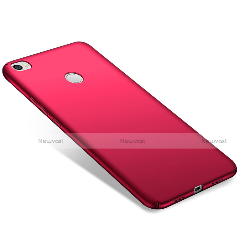 Hard Rigid Plastic Matte Finish Snap On Cover for Xiaomi Mi Max Red