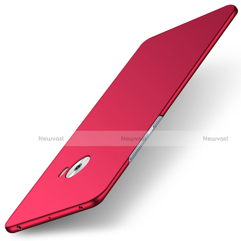 Hard Rigid Plastic Matte Finish Snap On Cover for Xiaomi Mi Note 2 Red