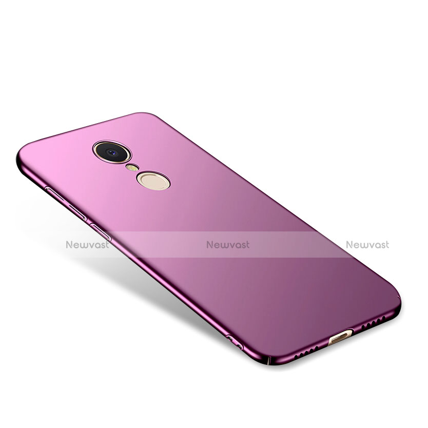 Hard Rigid Plastic Matte Finish Snap On Cover for Xiaomi Redmi 5 Purple