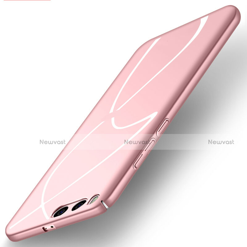 Hard Rigid Plastic Matte Finish Snap On Cover Line for Xiaomi Mi 6 Rose Gold