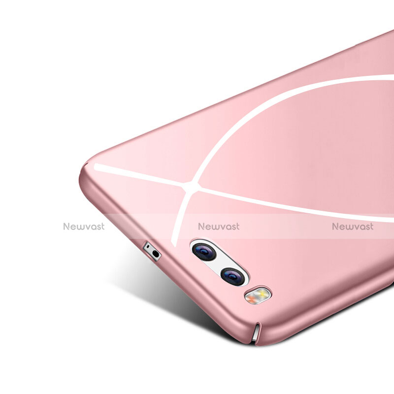 Hard Rigid Plastic Matte Finish Snap On Cover Line for Xiaomi Mi 6 Rose Gold