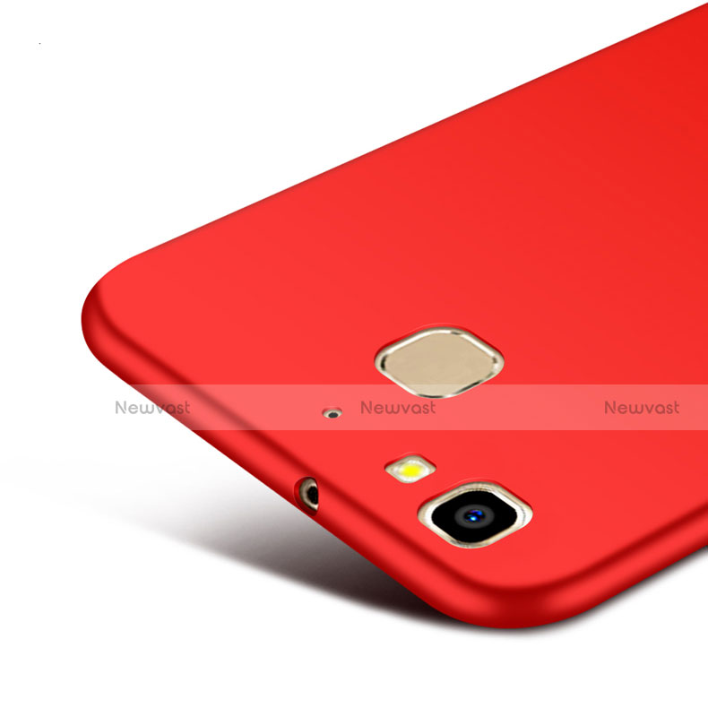 Hard Rigid Plastic Matte Finish Snap On Cover M01 for Huawei G8 Mini Red