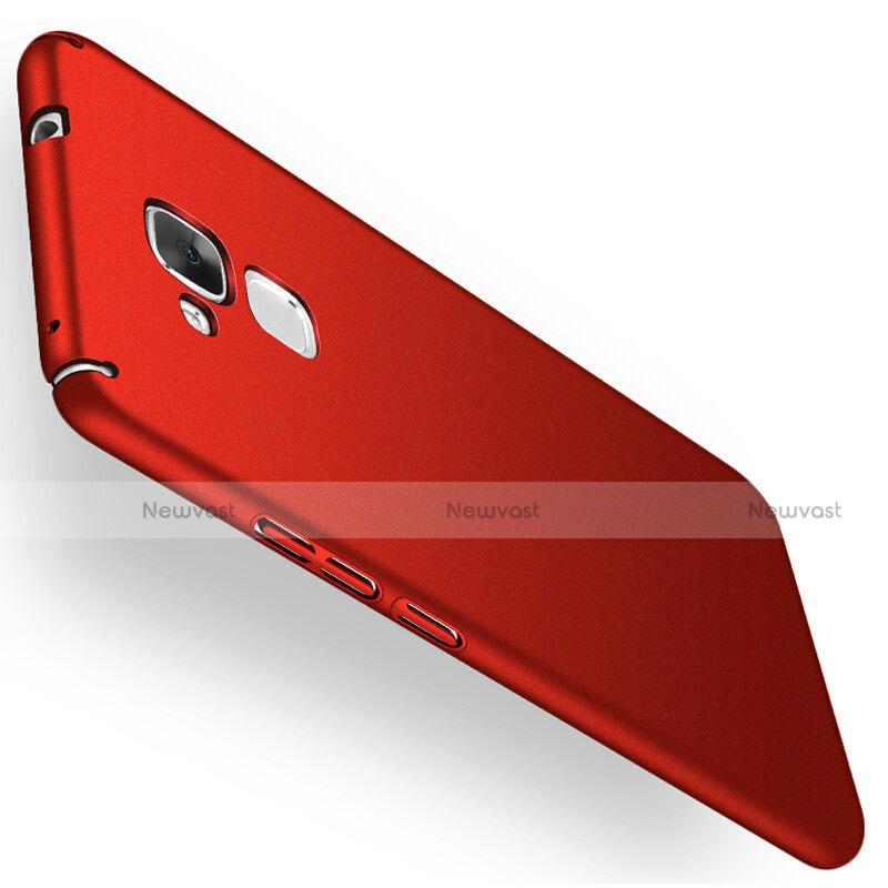 Hard Rigid Plastic Matte Finish Snap On Cover M01 for Huawei Honor 5C Red