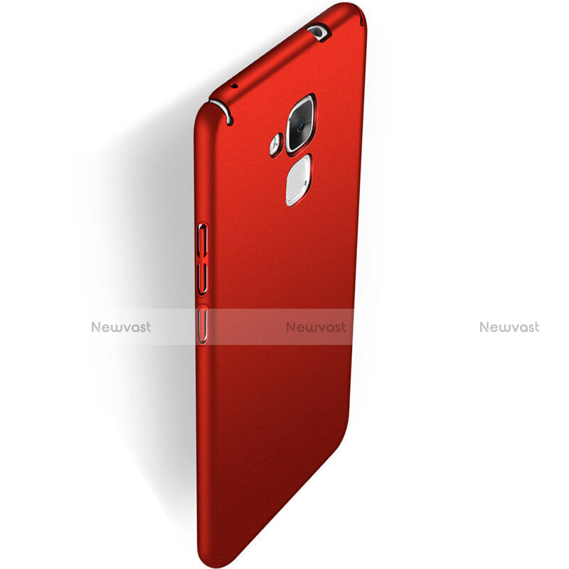 Hard Rigid Plastic Matte Finish Snap On Cover M01 for Huawei Honor 5C Red