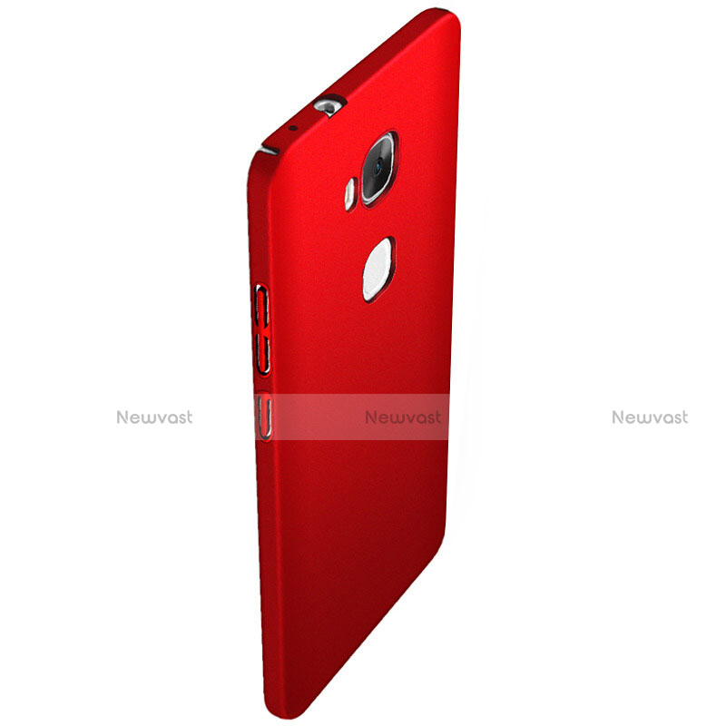 Hard Rigid Plastic Matte Finish Snap On Cover M01 for Huawei Honor 5X Red