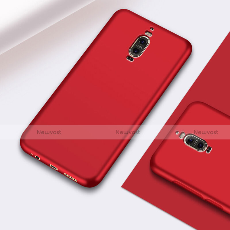Hard Rigid Plastic Matte Finish Snap On Cover M01 for Huawei Mate 9 Pro Red