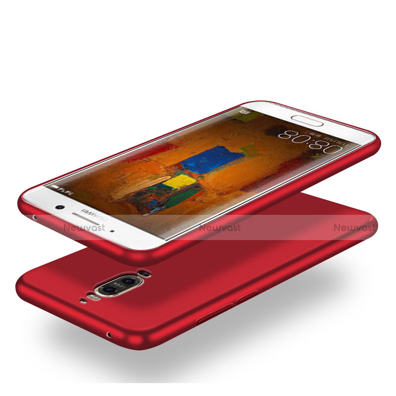 Hard Rigid Plastic Matte Finish Snap On Cover M01 for Huawei Mate 9 Pro Red