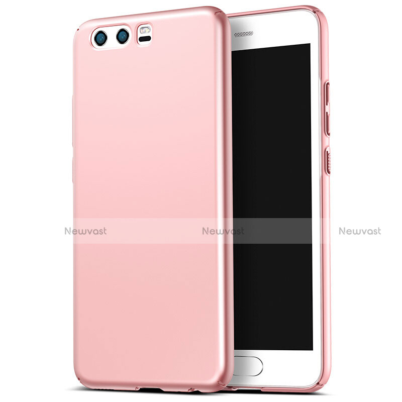 Hard Rigid Plastic Matte Finish Snap On Cover M01 for Huawei P10 Pink