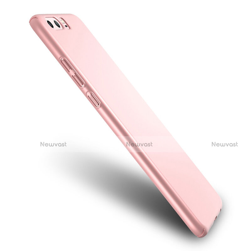 Hard Rigid Plastic Matte Finish Snap On Cover M01 for Huawei P10 Pink