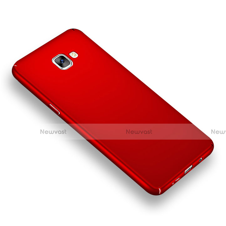 Hard Rigid Plastic Matte Finish Snap On Cover M01 for Samsung Galaxy A9 (2016) A9000 Red