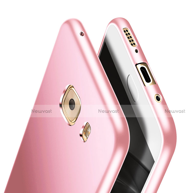 Hard Rigid Plastic Matte Finish Snap On Cover M01 for Samsung Galaxy C9 Pro C9000 Rose Gold