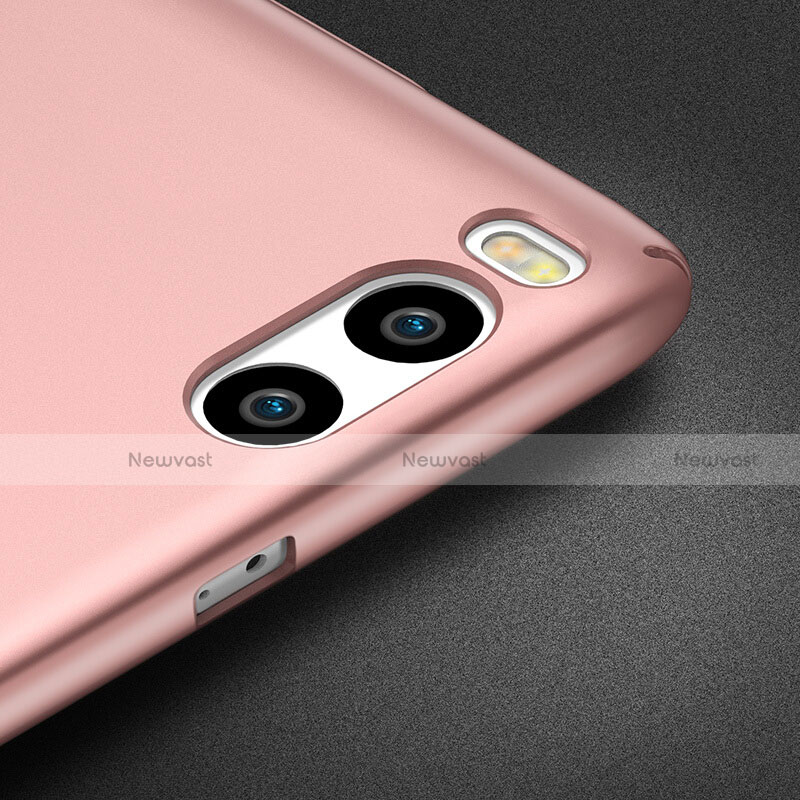 Hard Rigid Plastic Matte Finish Snap On Cover M01 for Xiaomi Mi 6 Rose Gold