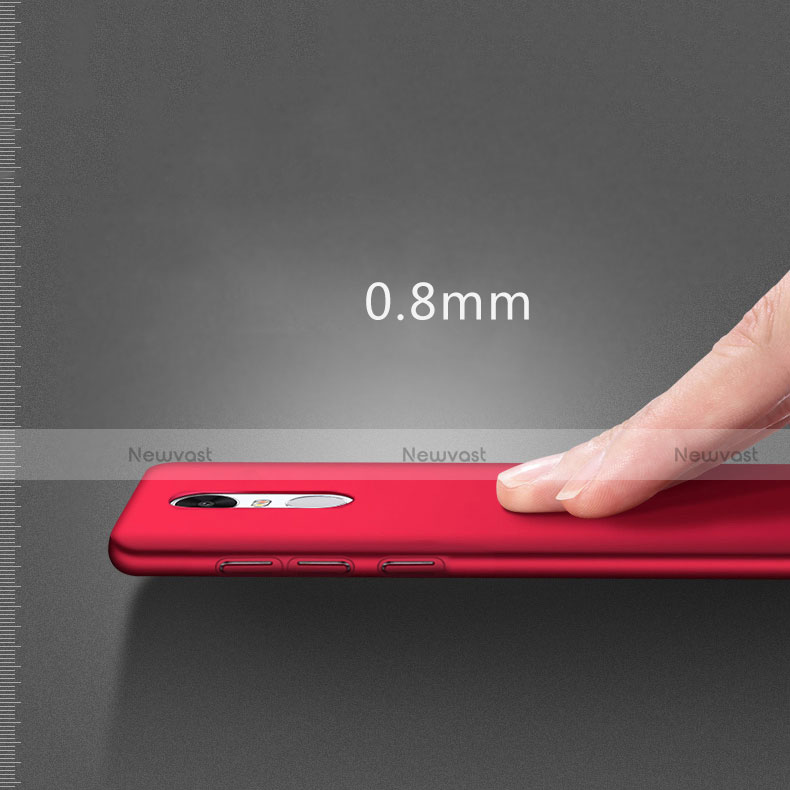 Hard Rigid Plastic Matte Finish Snap On Cover M01 for Xiaomi Redmi Note 3 MediaTek Red