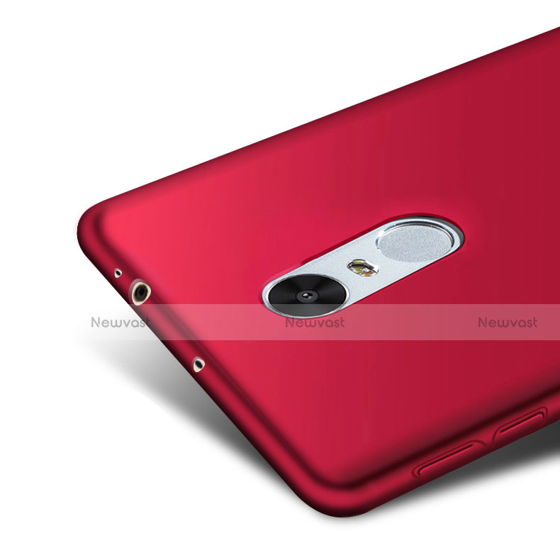 Hard Rigid Plastic Matte Finish Snap On Cover M01 for Xiaomi Redmi Note 3 Pro Red