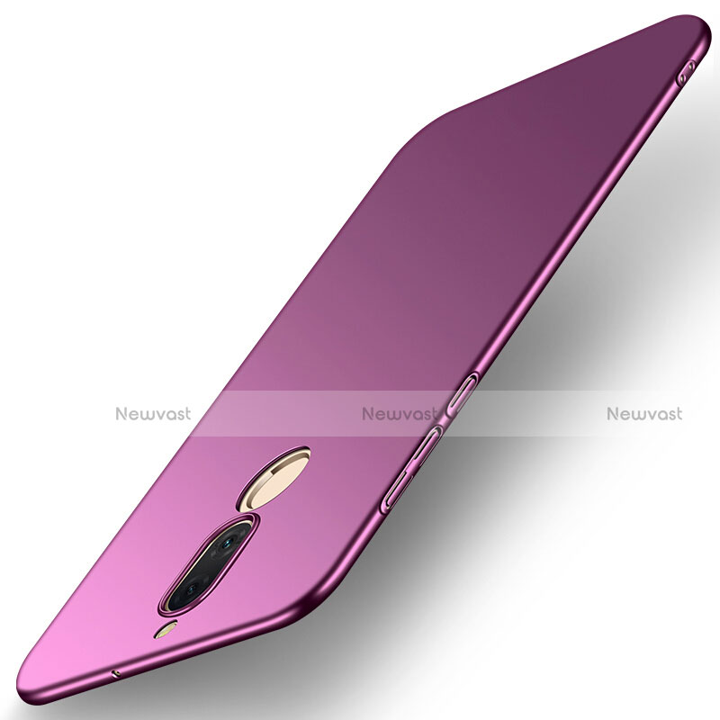 Hard Rigid Plastic Matte Finish Snap On Cover M02 for Huawei G10 Purple