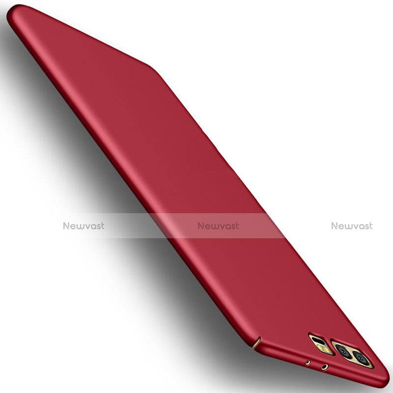 Hard Rigid Plastic Matte Finish Snap On Cover M02 for Huawei Honor 9 Premium Red