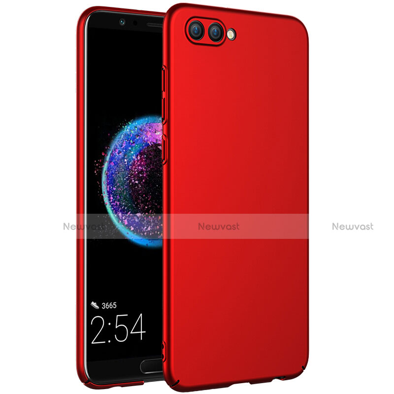 Hard Rigid Plastic Matte Finish Snap On Cover M02 for Huawei Honor V10 Red